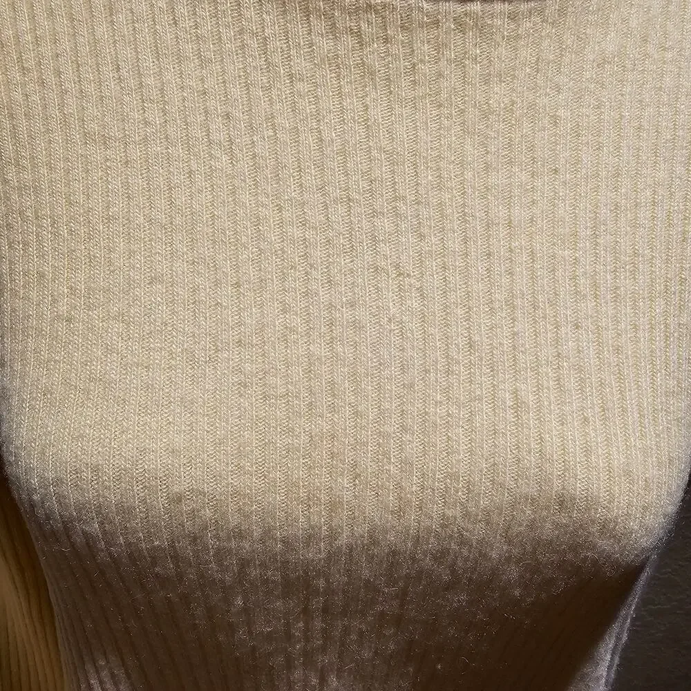 J.Crew 100% Ribbed Cashmere Sweater L Cabincore Soft Surrounding Nostalgic - Picture 11 of 16